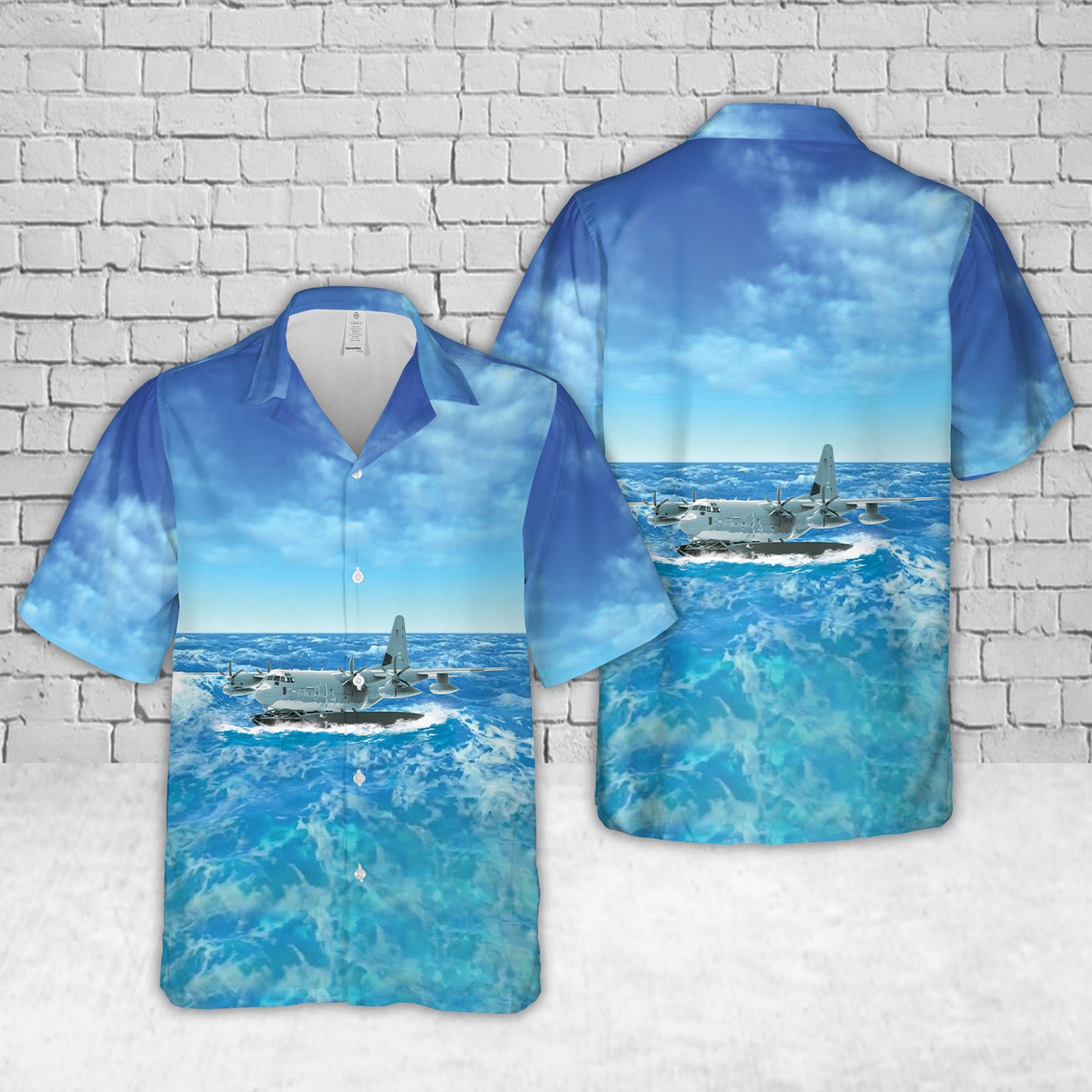 US Air Force Special Operations Command MC-130J Commando II Amphibious Capability Hawaiian Shirt