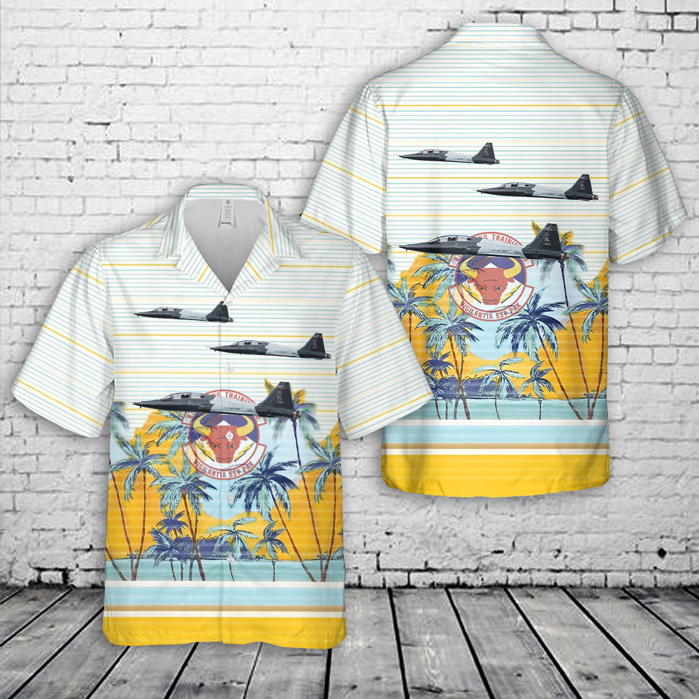US Air Force T-38C Talon 47th FTW, 87th FTS "Red Bulls", XL/67-14852, Laughlin AFB, TX Hawaiian Shirt