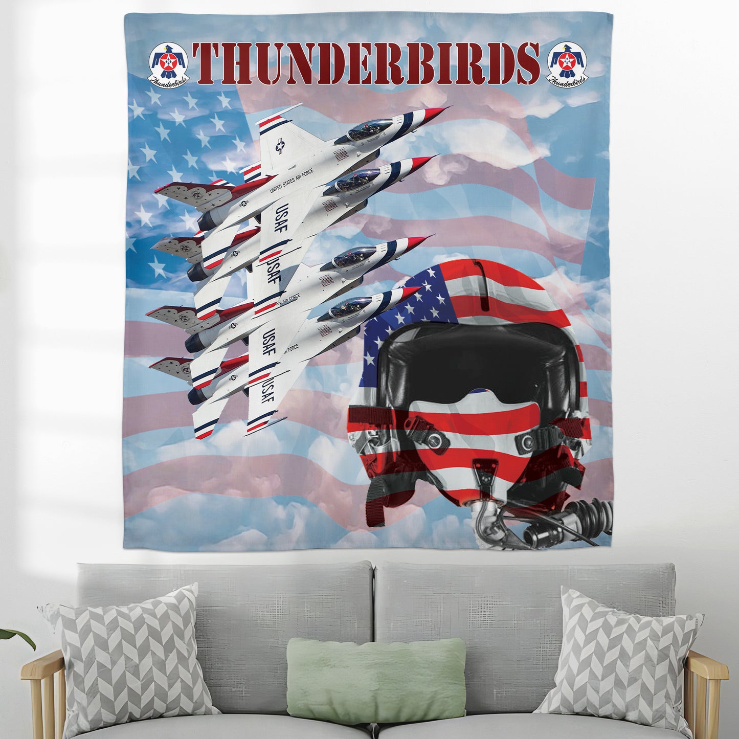 US Air Force Thunderbirds Tapestry