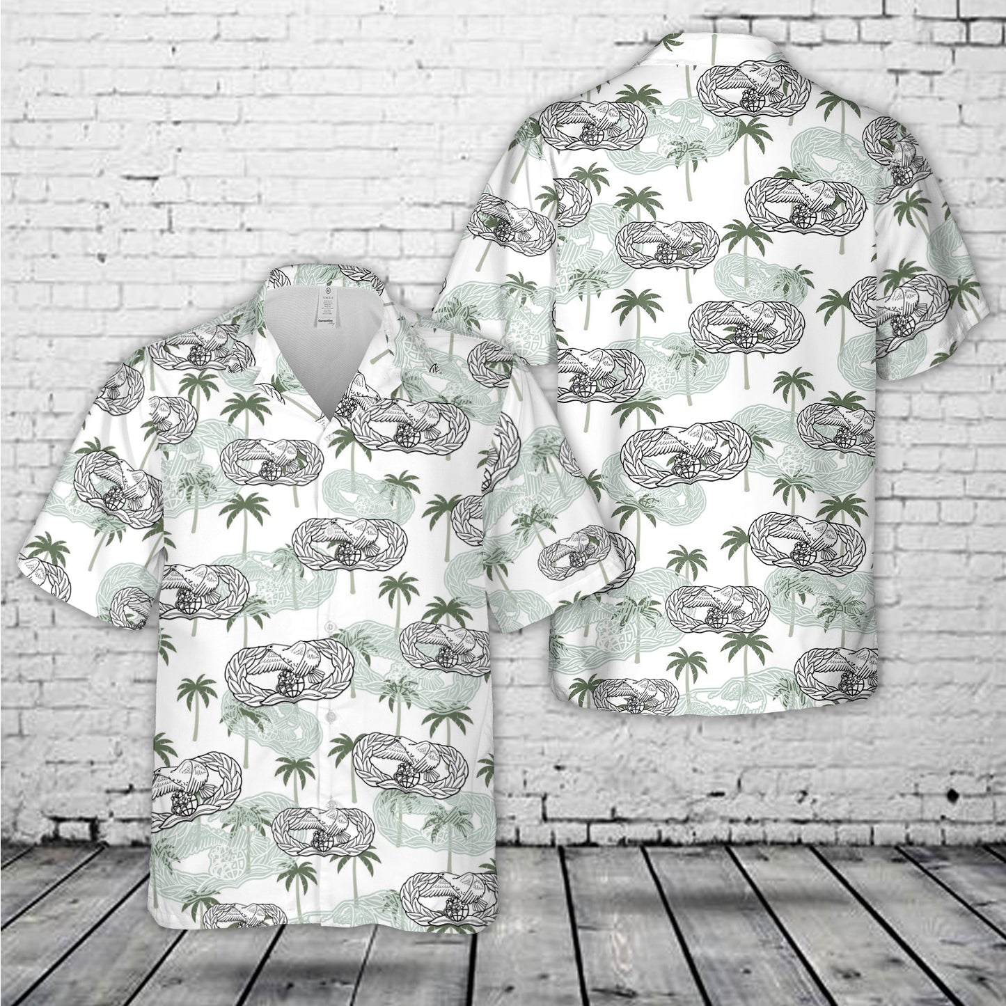 US Air Force Transportation Badge Hawaiian Shirt