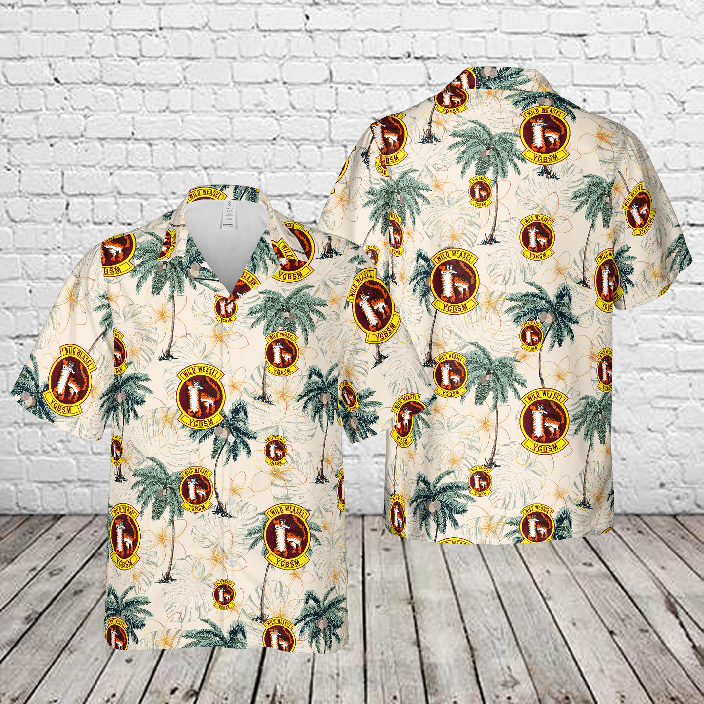 US Air Force Wild Weasel Hawaiian Shirt