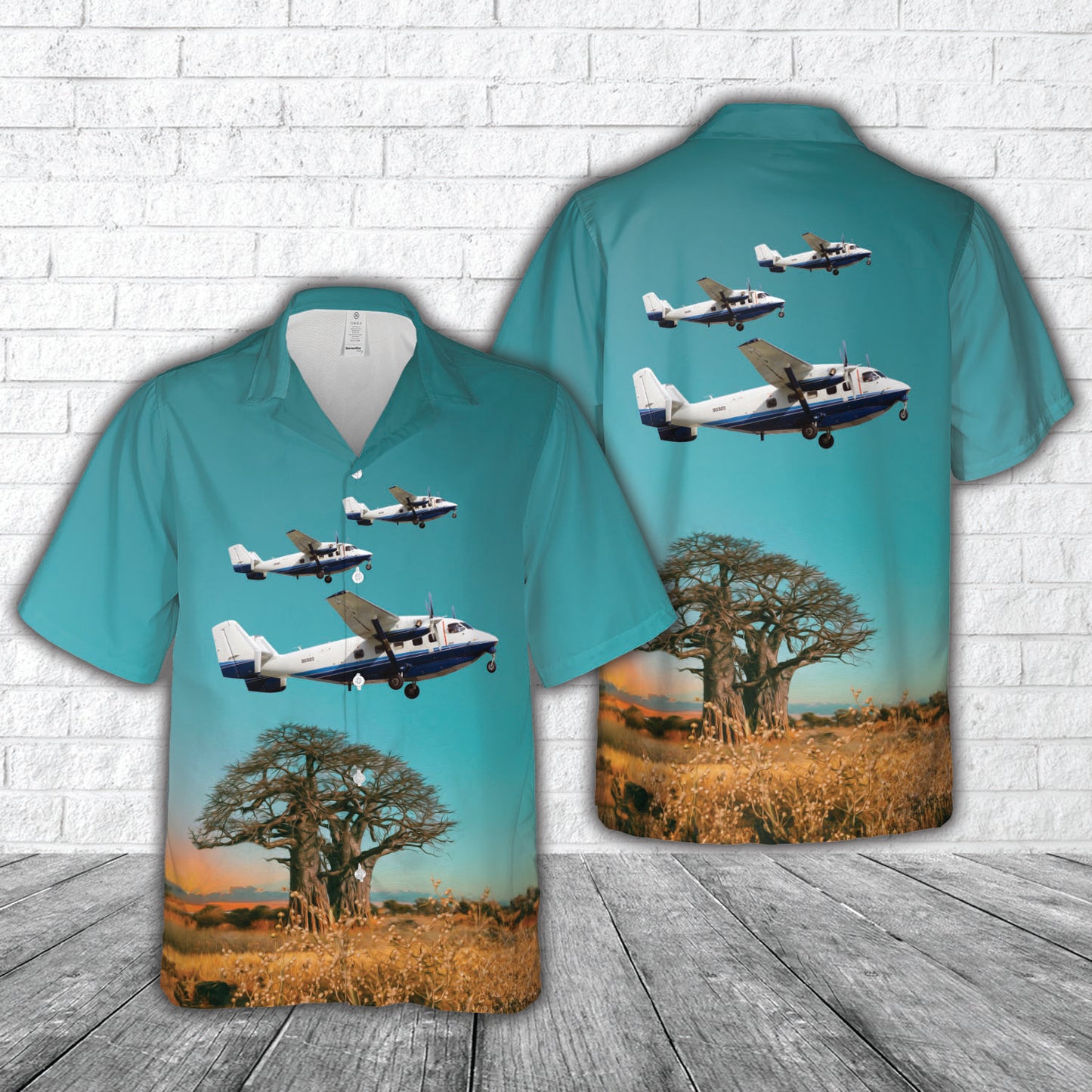 US Air Force (USAF) PZL-Mielec M-28 Skytruck Hawaiian Shirt