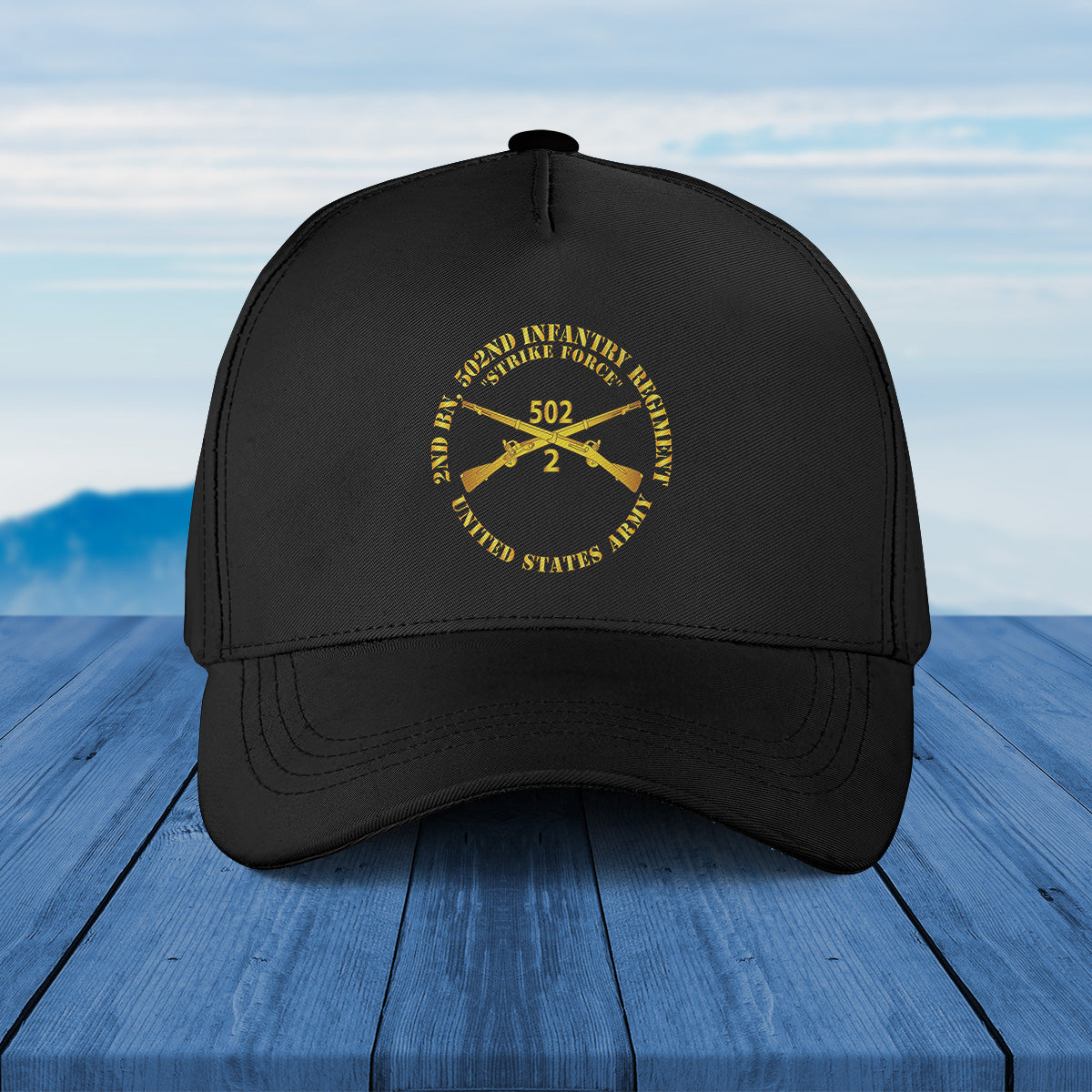 US Army - 2nd Bn 502nd Infantry Regt - Strike Force - Infantry Baseball Cap