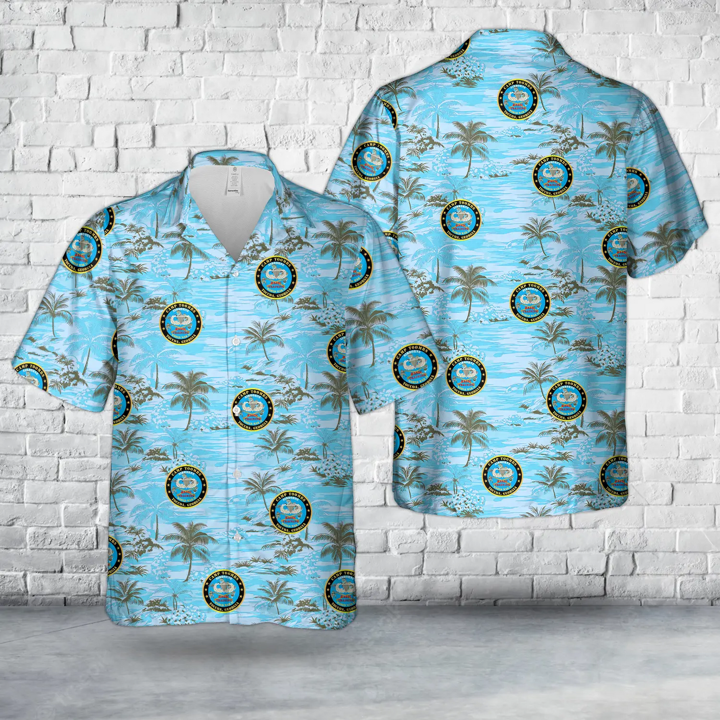 US Army - Camp Toombs- Airborne - Basic Training - Toccoa, Georgia Hawaiian Shirt