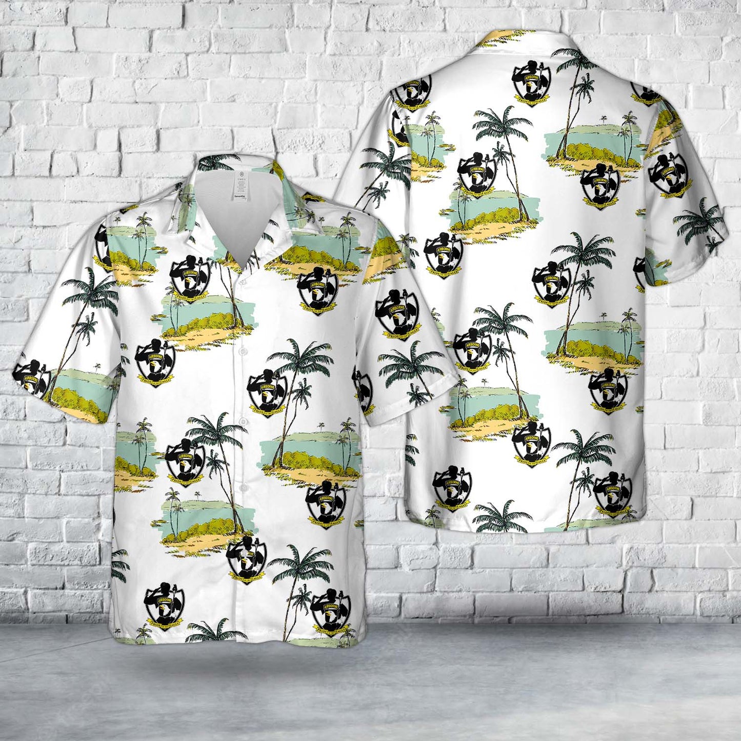 US Army 101st Airborne Division (Air Assault) Band Hawaiian Shirt