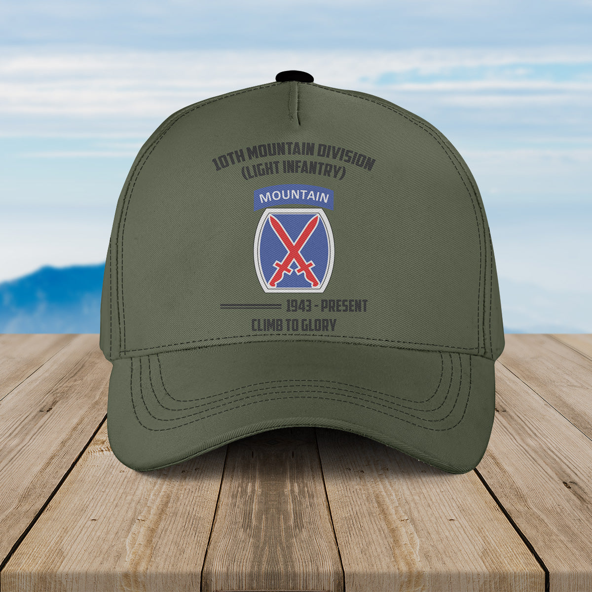 US Army 10th Mountain Division Baseball Cap