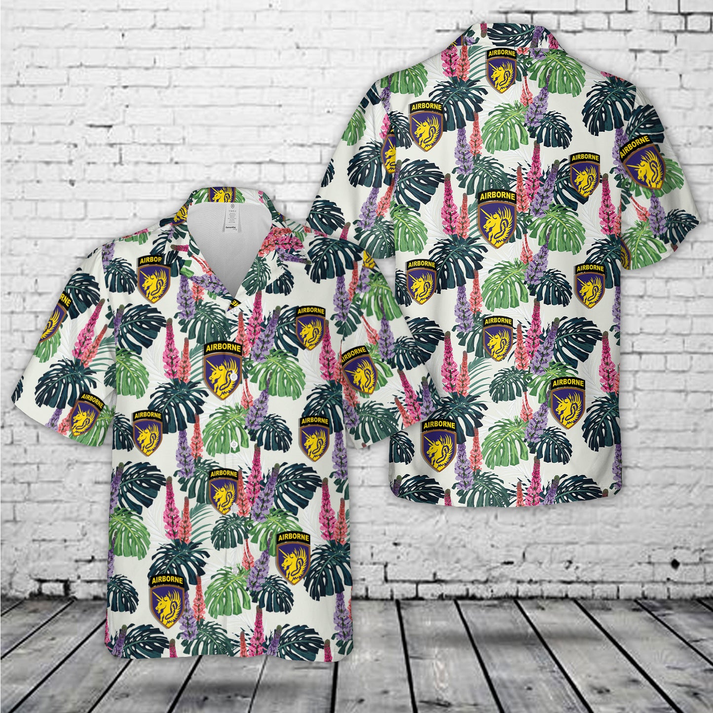 US Army 13th Airborne Division insignia Hawaiian Shirt