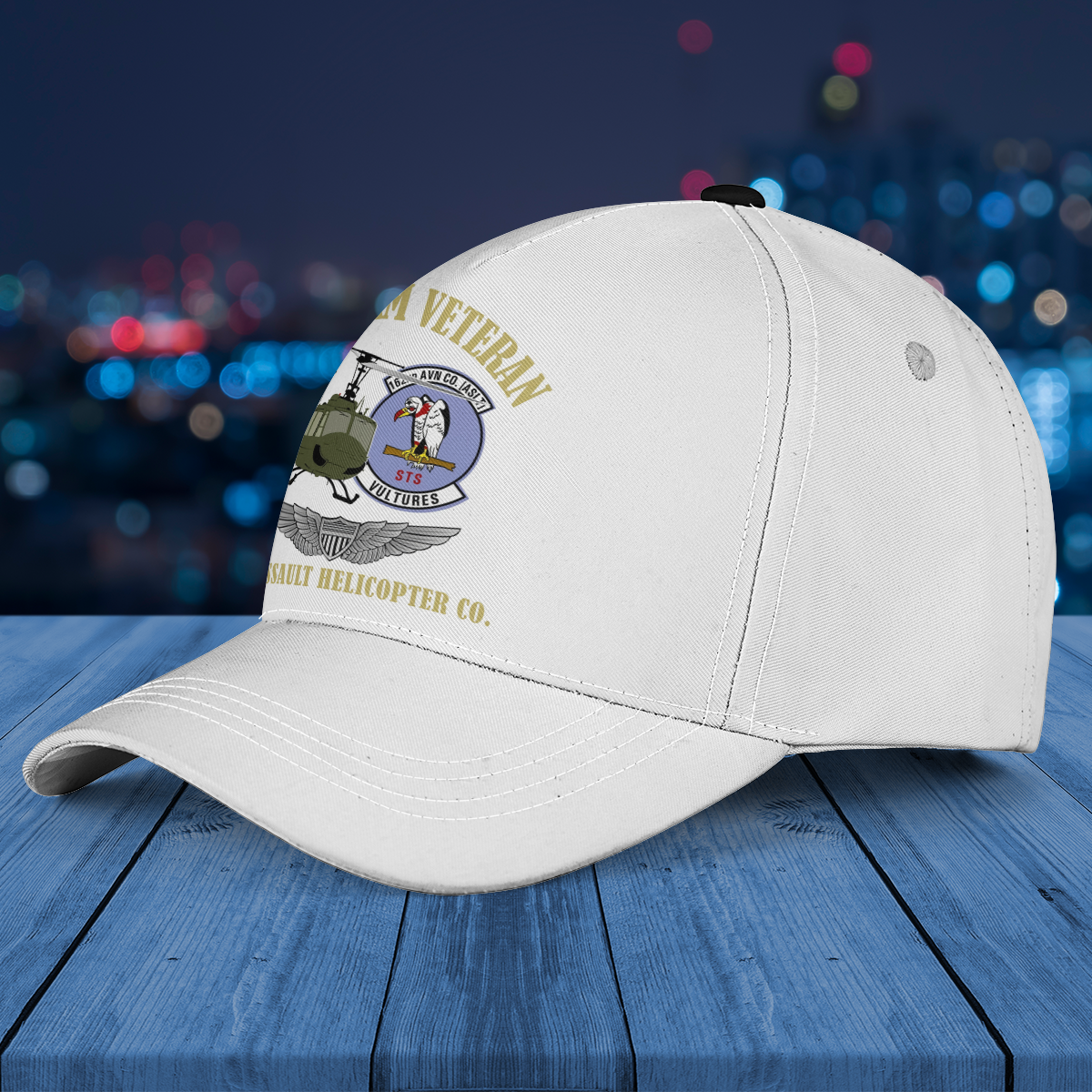 US Army 162nd Assault Helicopter - Vietnam Veteran Baseball Cap