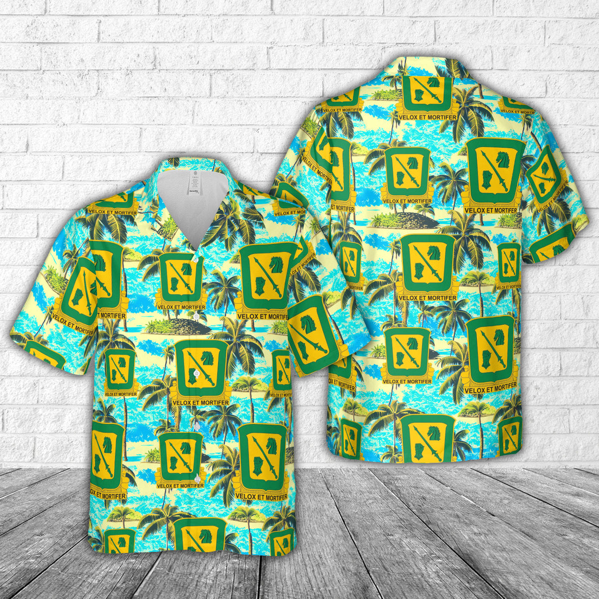 US Army 18th Cavalry Regiment Hawaiian Shirt