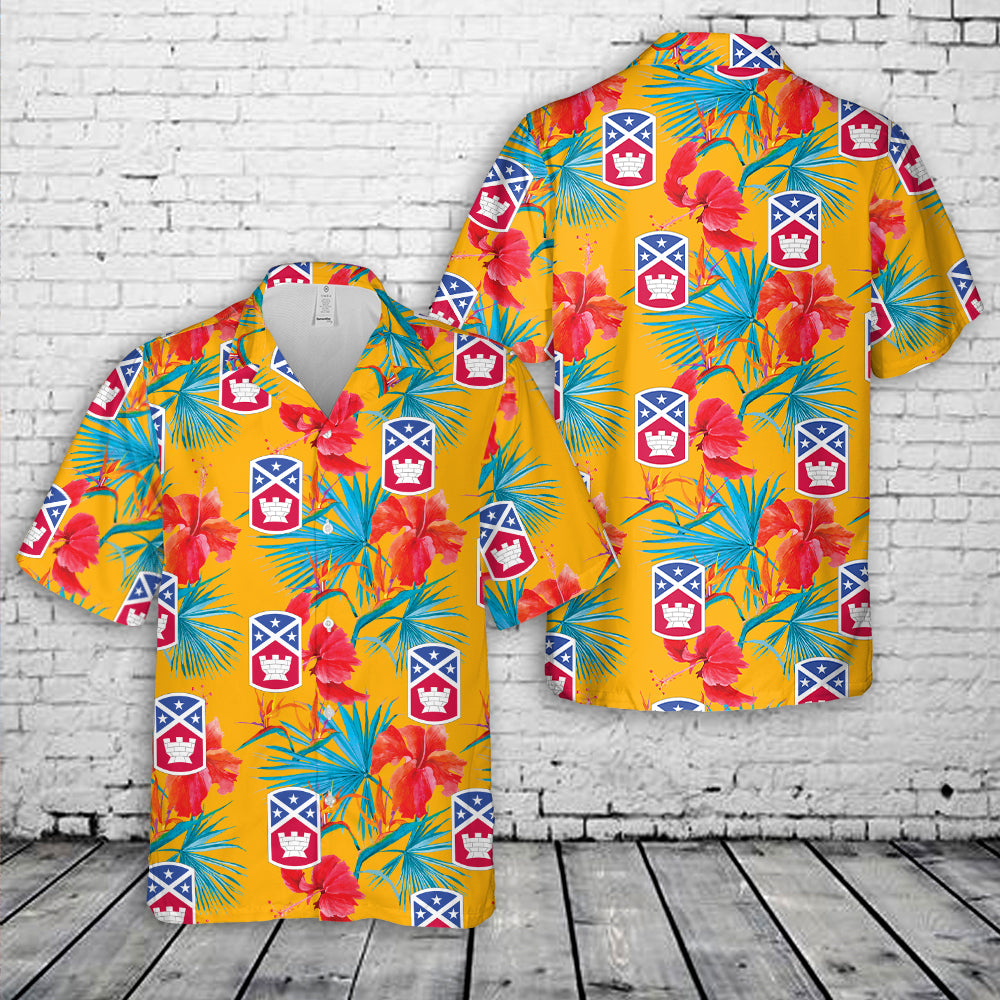 US Army 194th Engineer Brigade Hawaiian Shirt