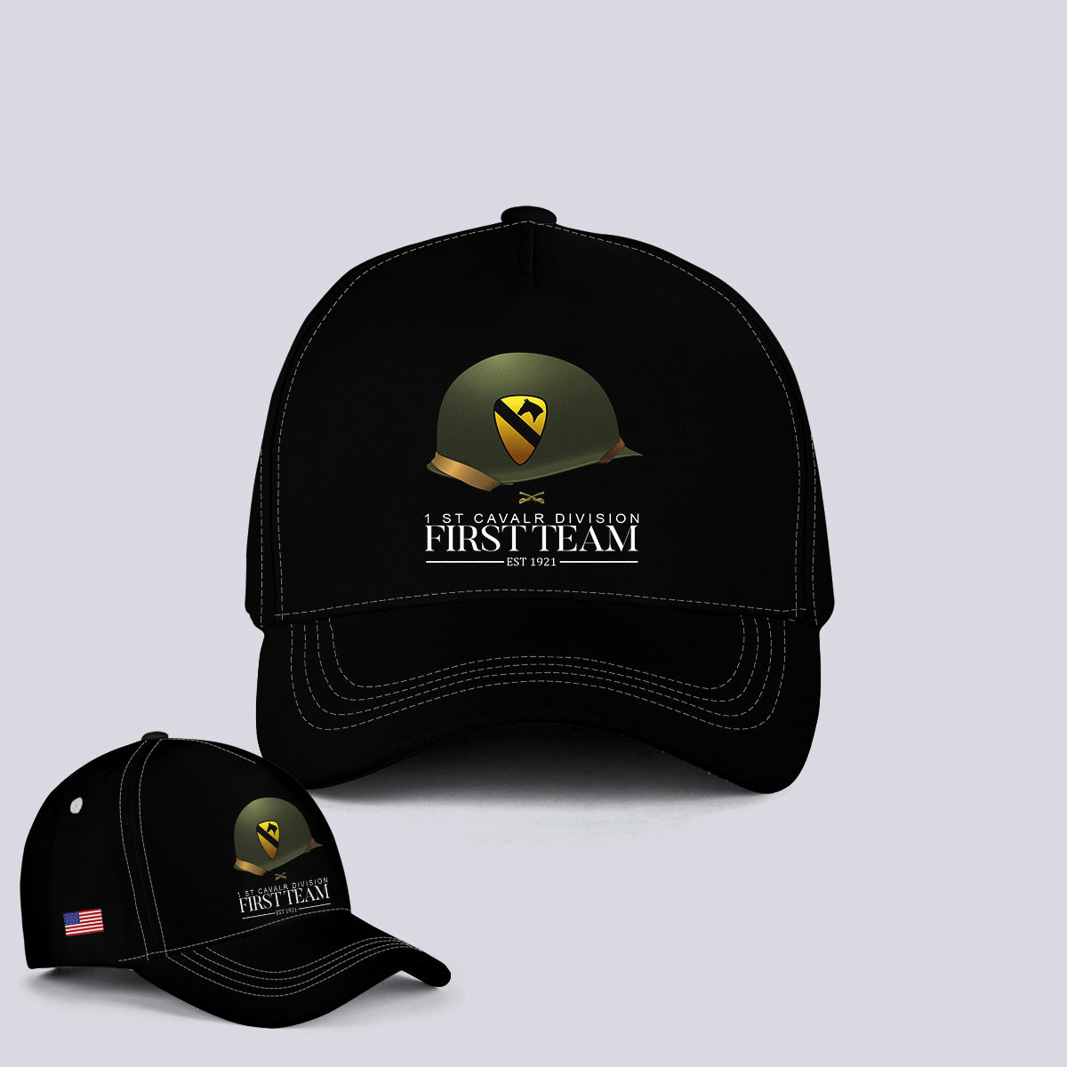 US Army 1st Cavalry Division - First Team Baseball Cap