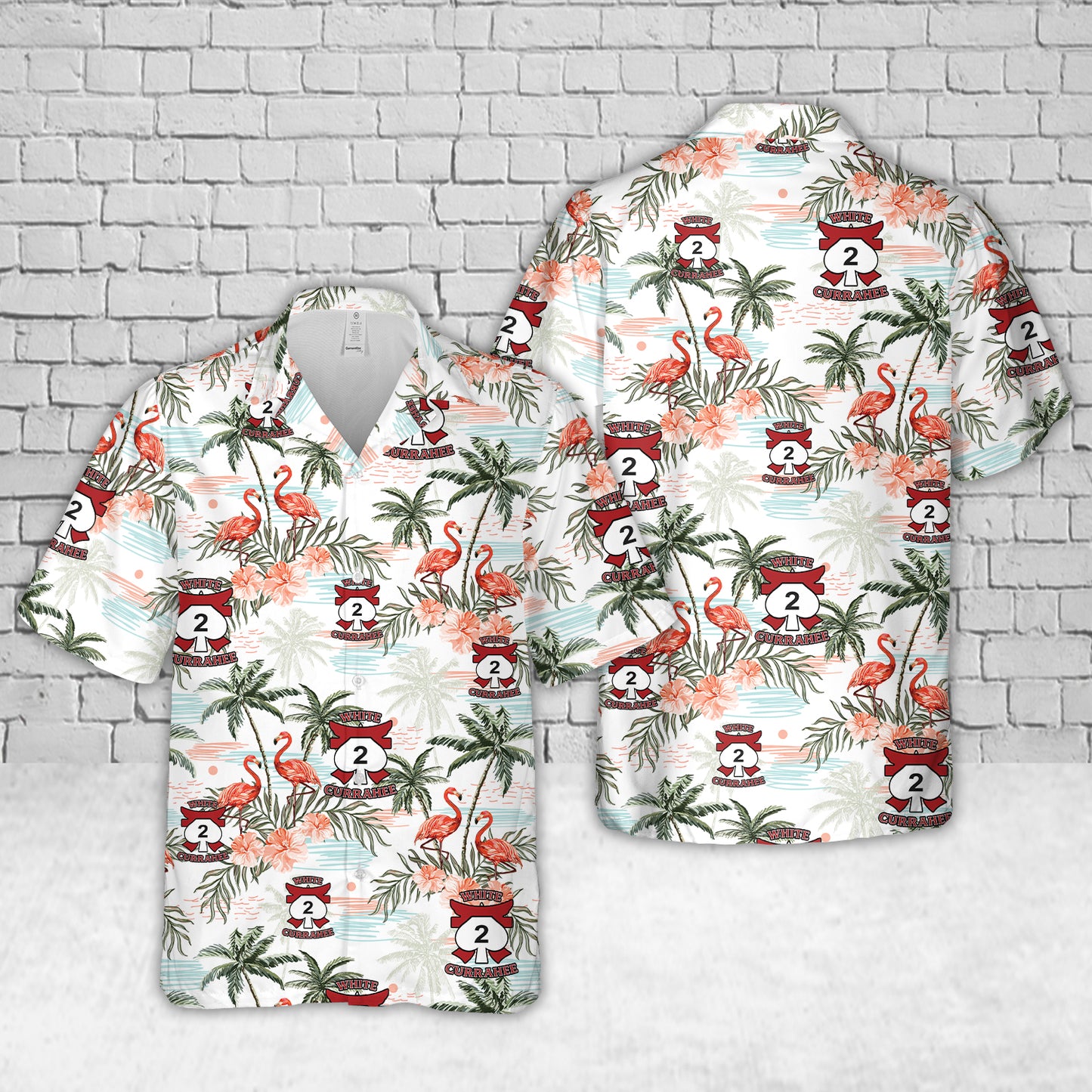 US Army 2-506 Infantry Regiment - White Currahee Rakkasans Hawaiian Shirt