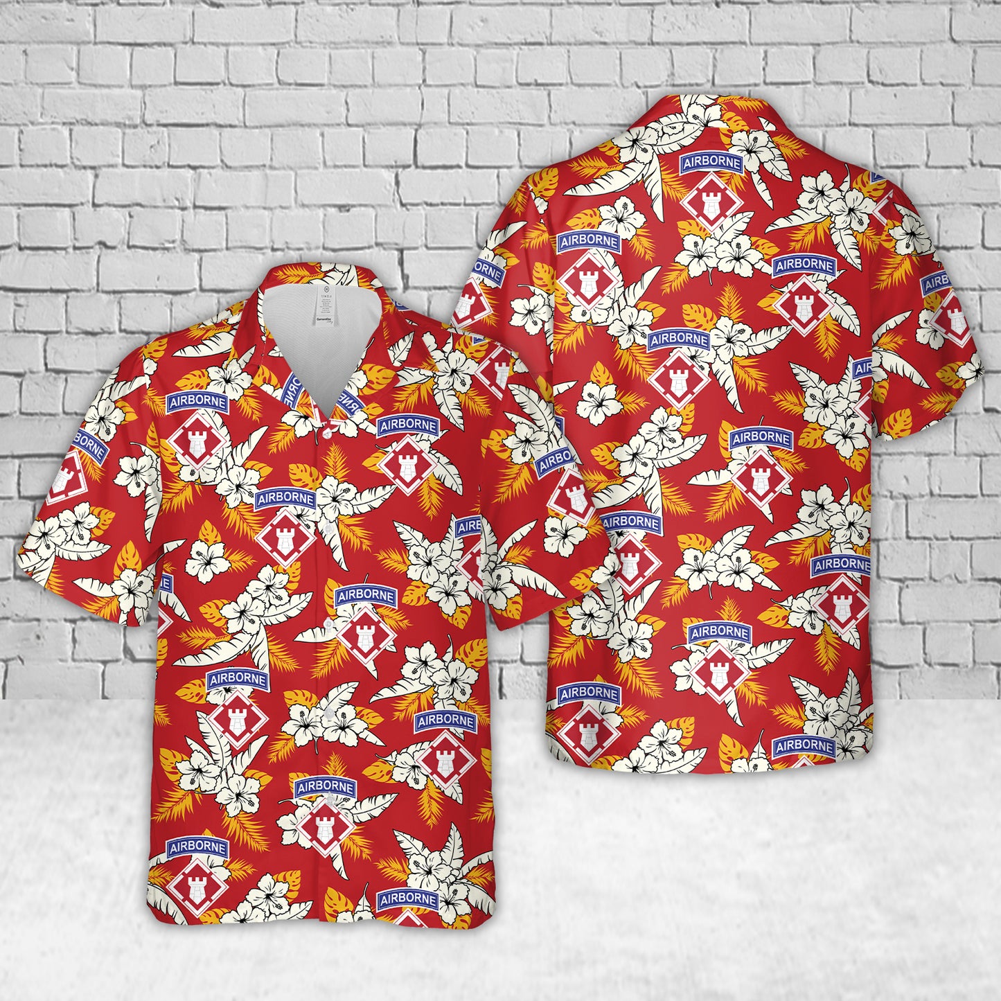 US Army 20th Engineer Brigade Airborne Hawaiian Shirt