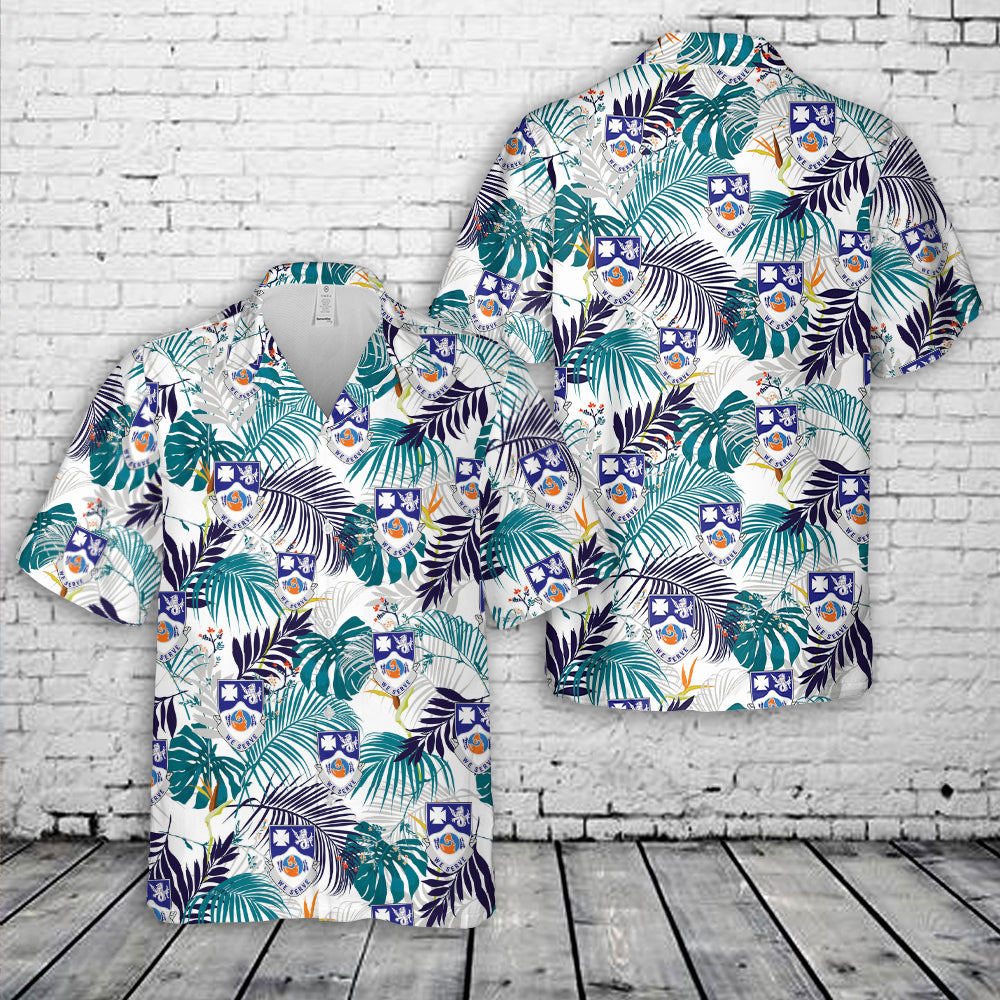 US Army 23rd Infantry Regiment TOMAHAWKS Hawaiian Shirt