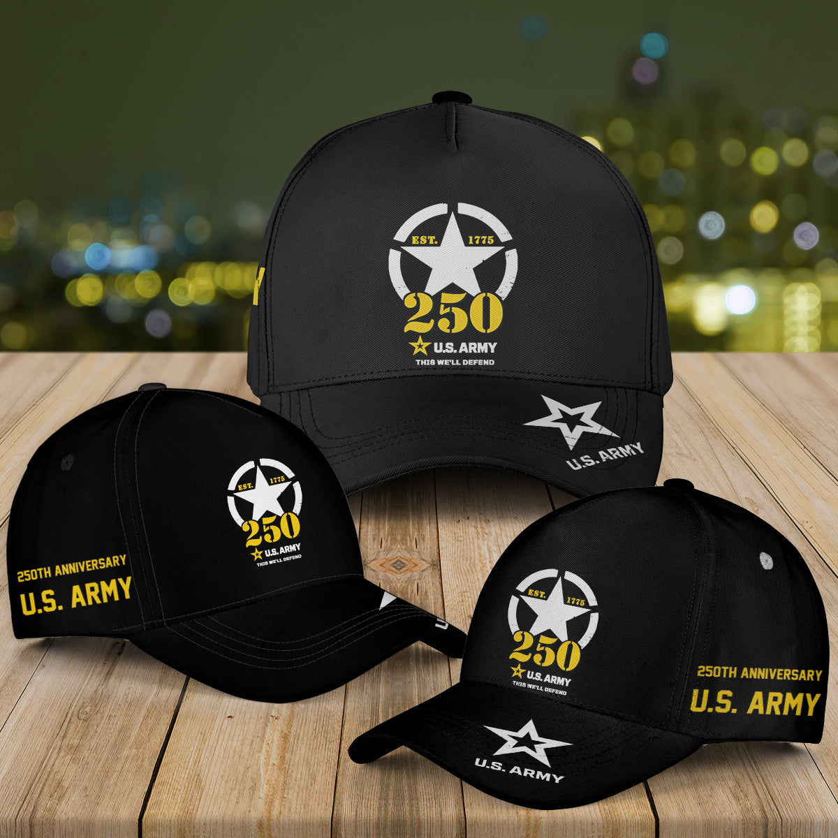 US Army 250th Anniversary Baseball Cap