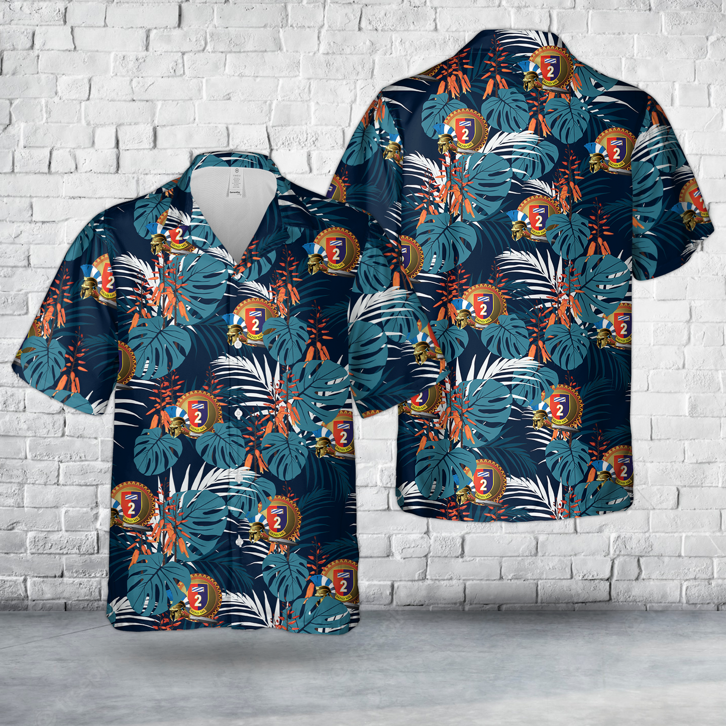 US Army 2nd Armored Brigade Combat Team, 3rd Infantry Division Hawaiian Shirt