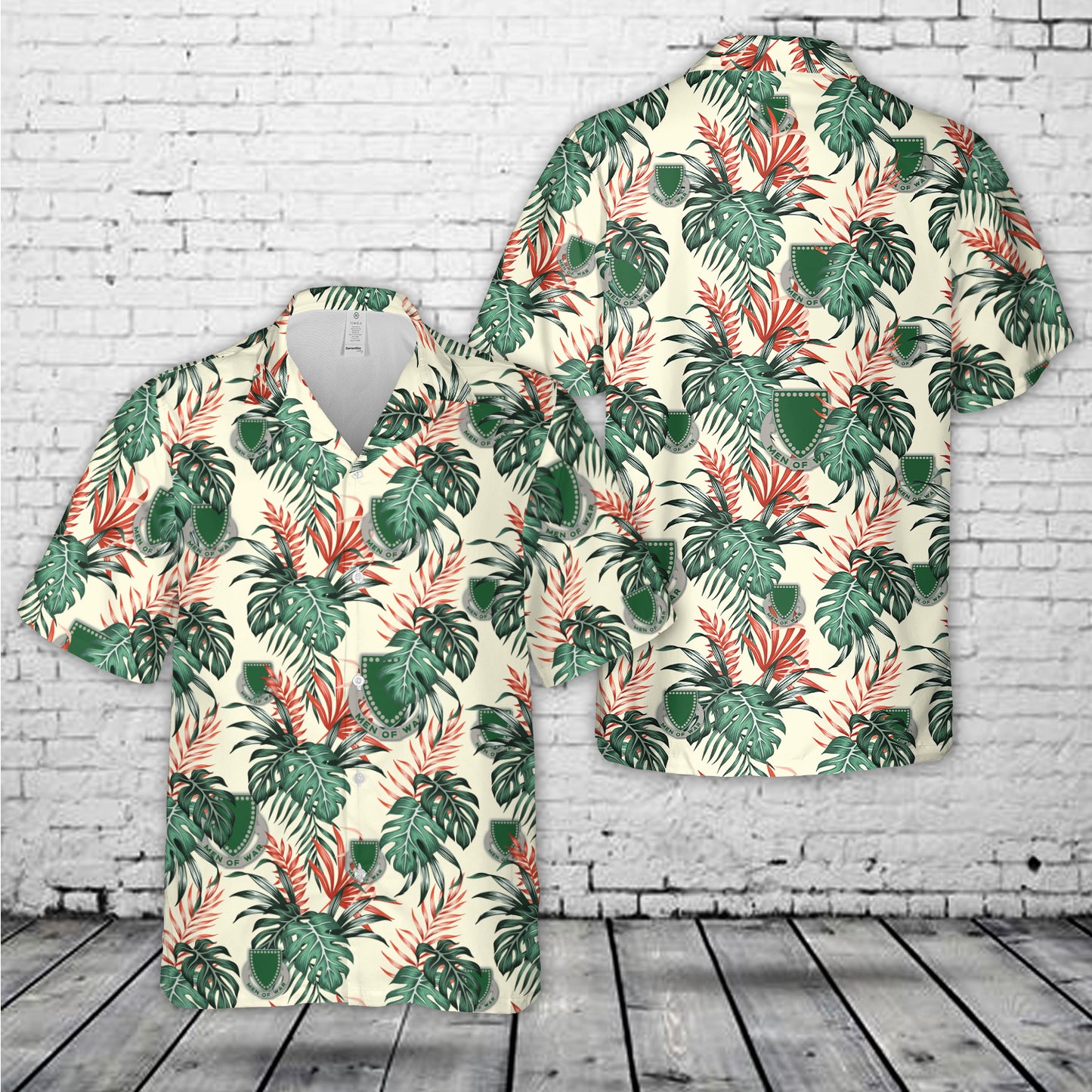 US Army 33rd Cavalry Regiment Unit Crest Hawaiian Shirt