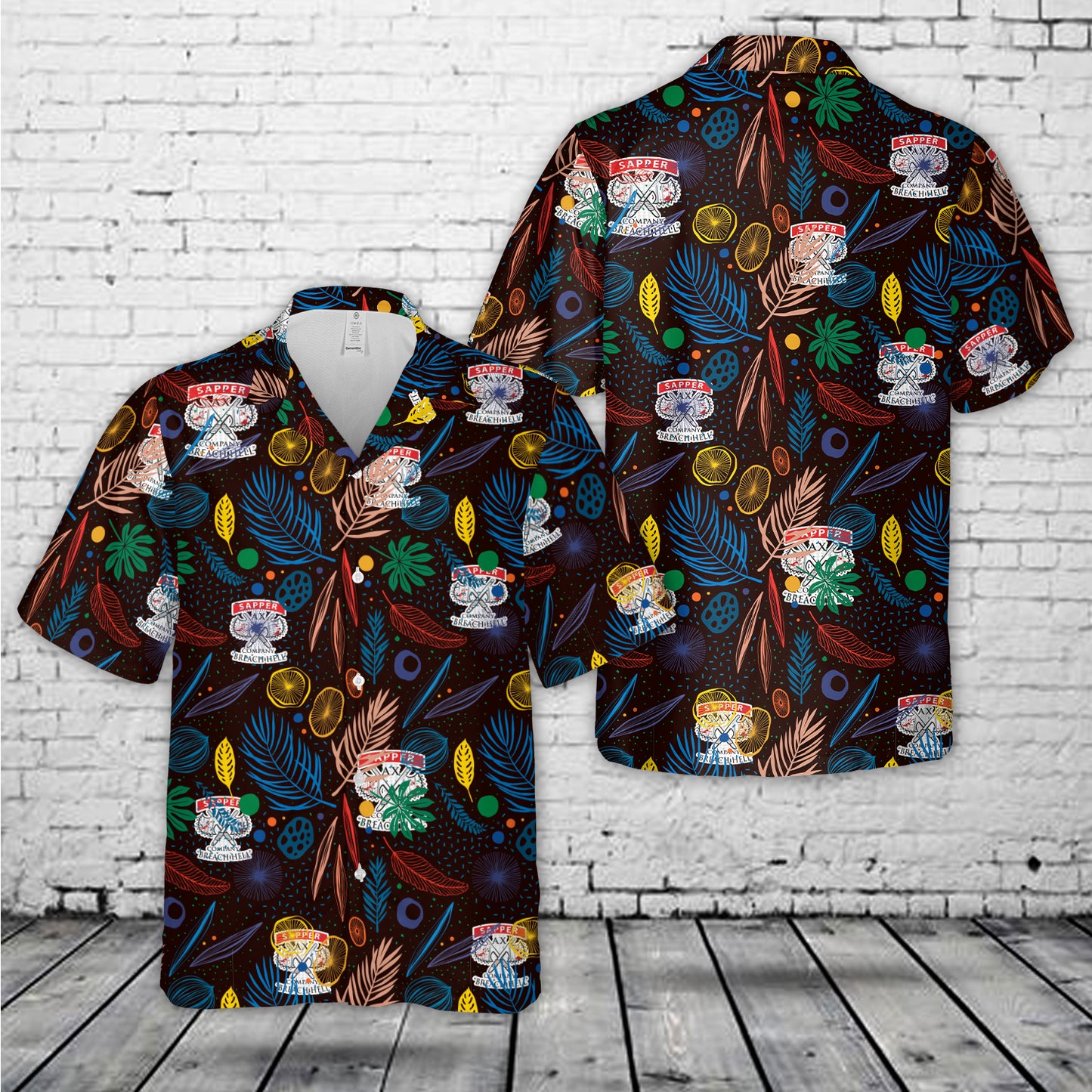 US Army 34th Sapper Company Hawaiian Shirt