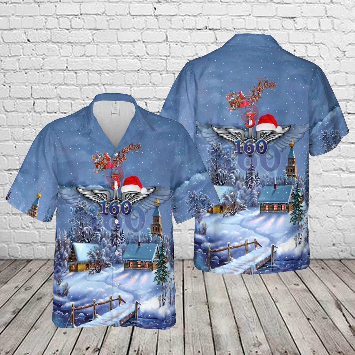 US Army 3rd Battalion 160th Special Operations Aviation Regiment Chrismas Hawaiian Shirt