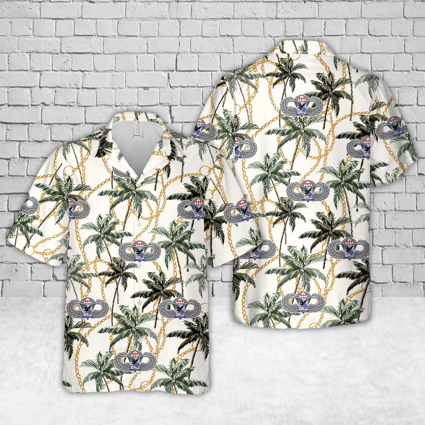 US Army 505th Parachute Infantry Regiment Army Airborne Wings Hawaiian Shirt