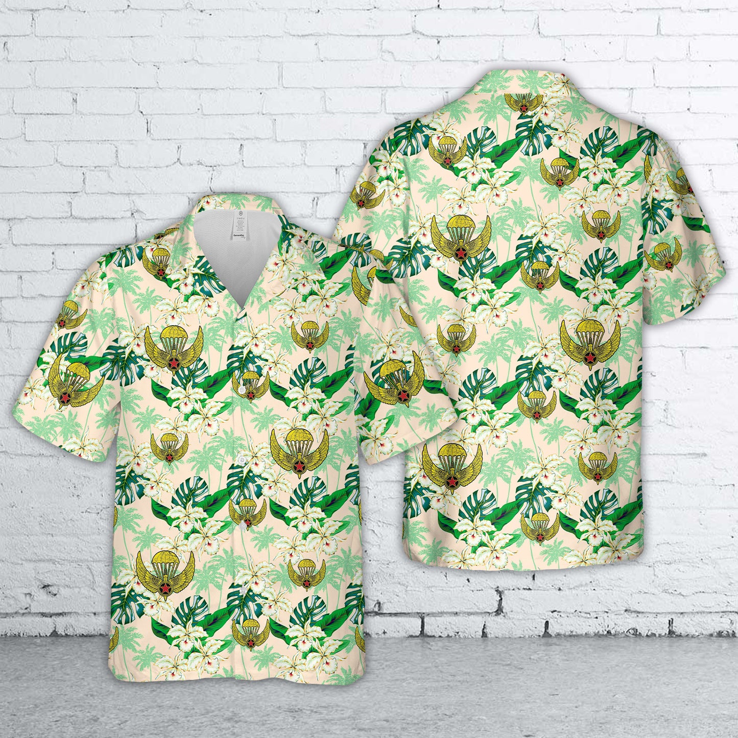 US Army 509th Airborne OPFOR Jump Wings Hawaiian Shirt