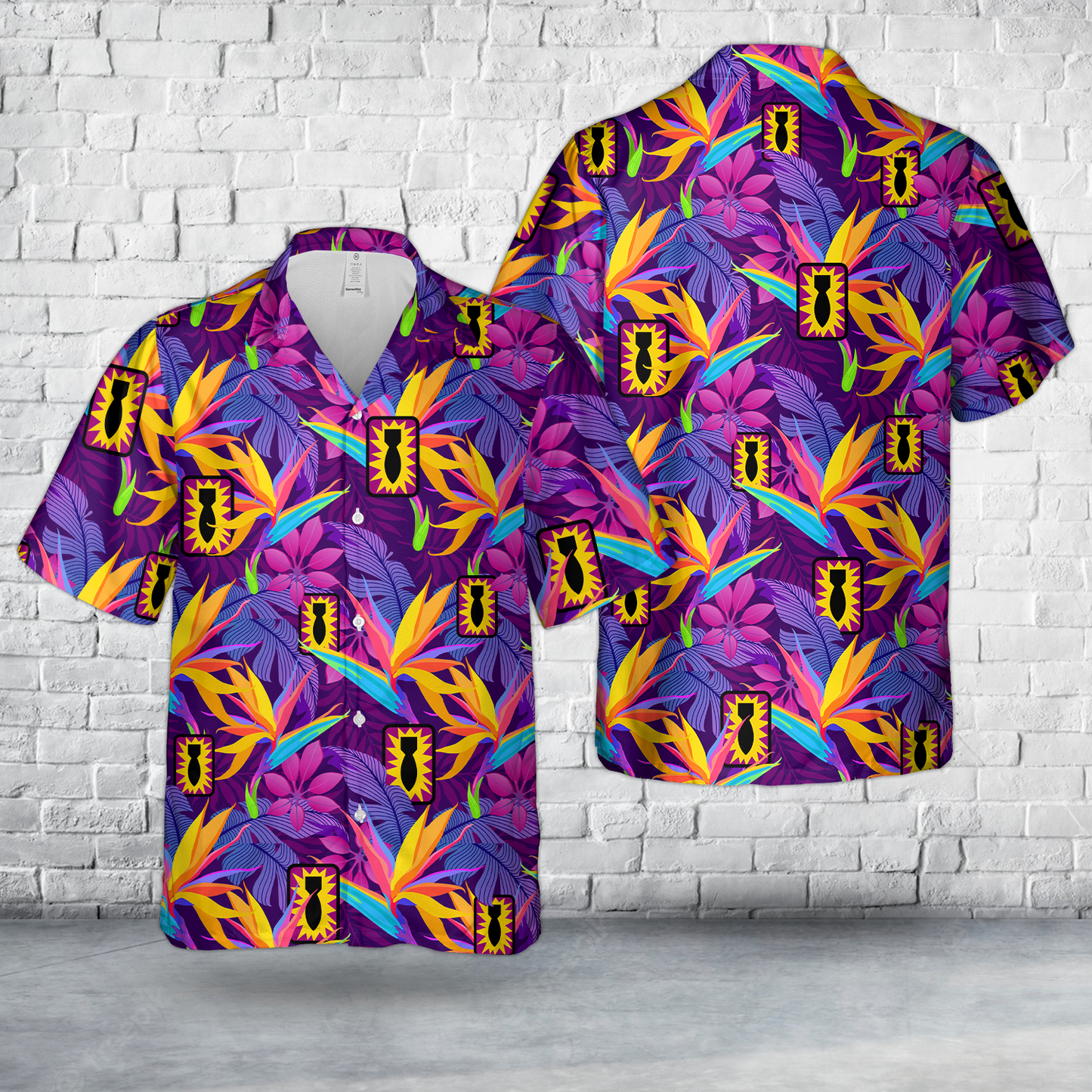 US Army 52nd Ordnance Group (EOD) Hawaiian Shirt