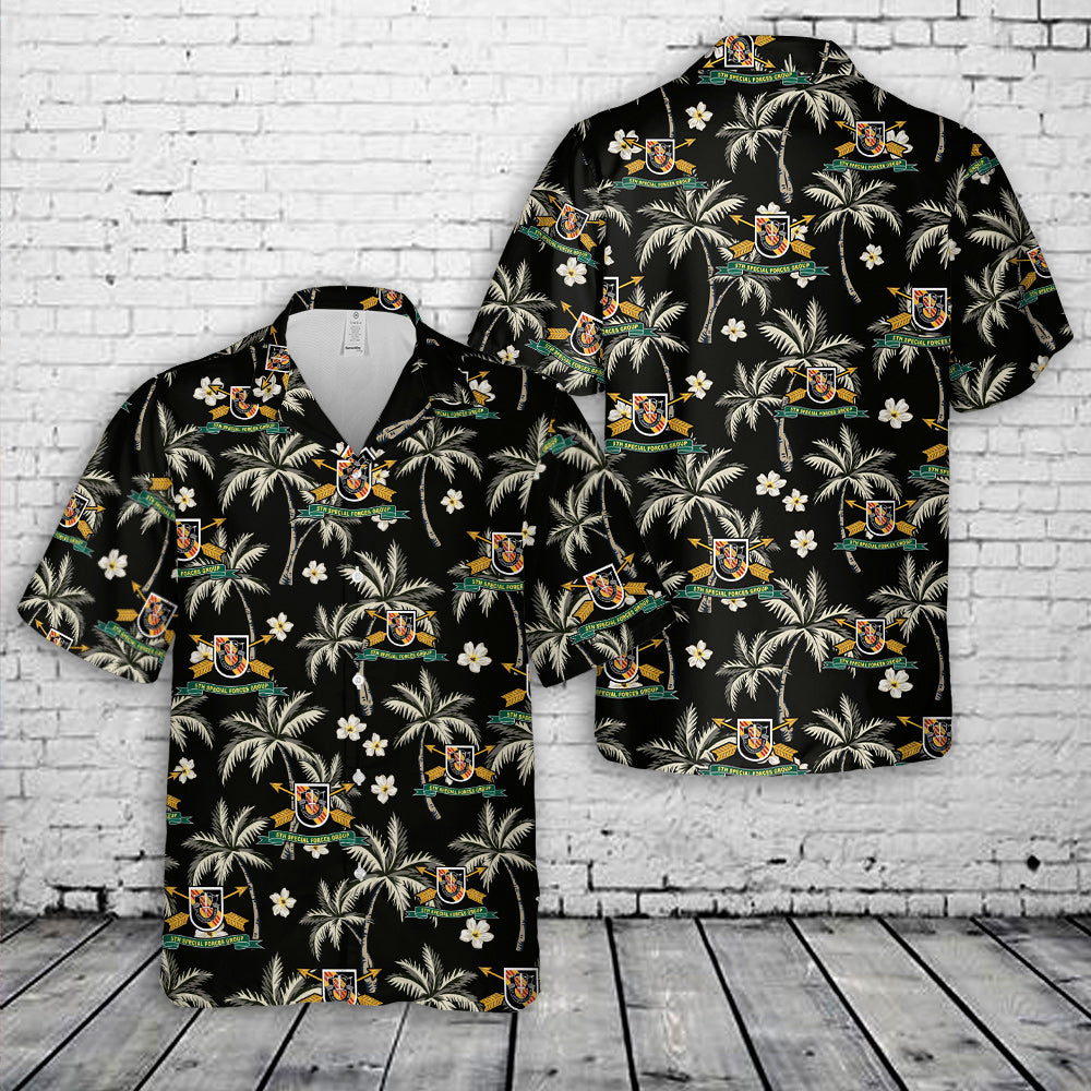 US Army 5th Special Forces Group Hawaiian Shirt