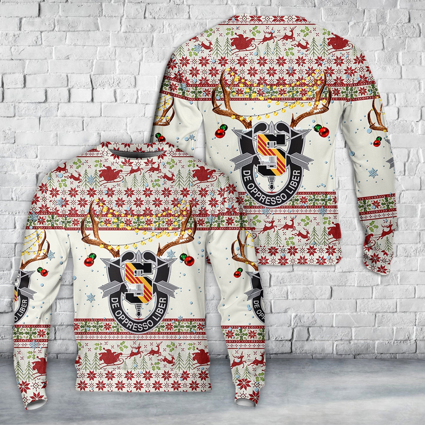 US Army 5th Special Forces Group (5th SFG) Christmas Sweater