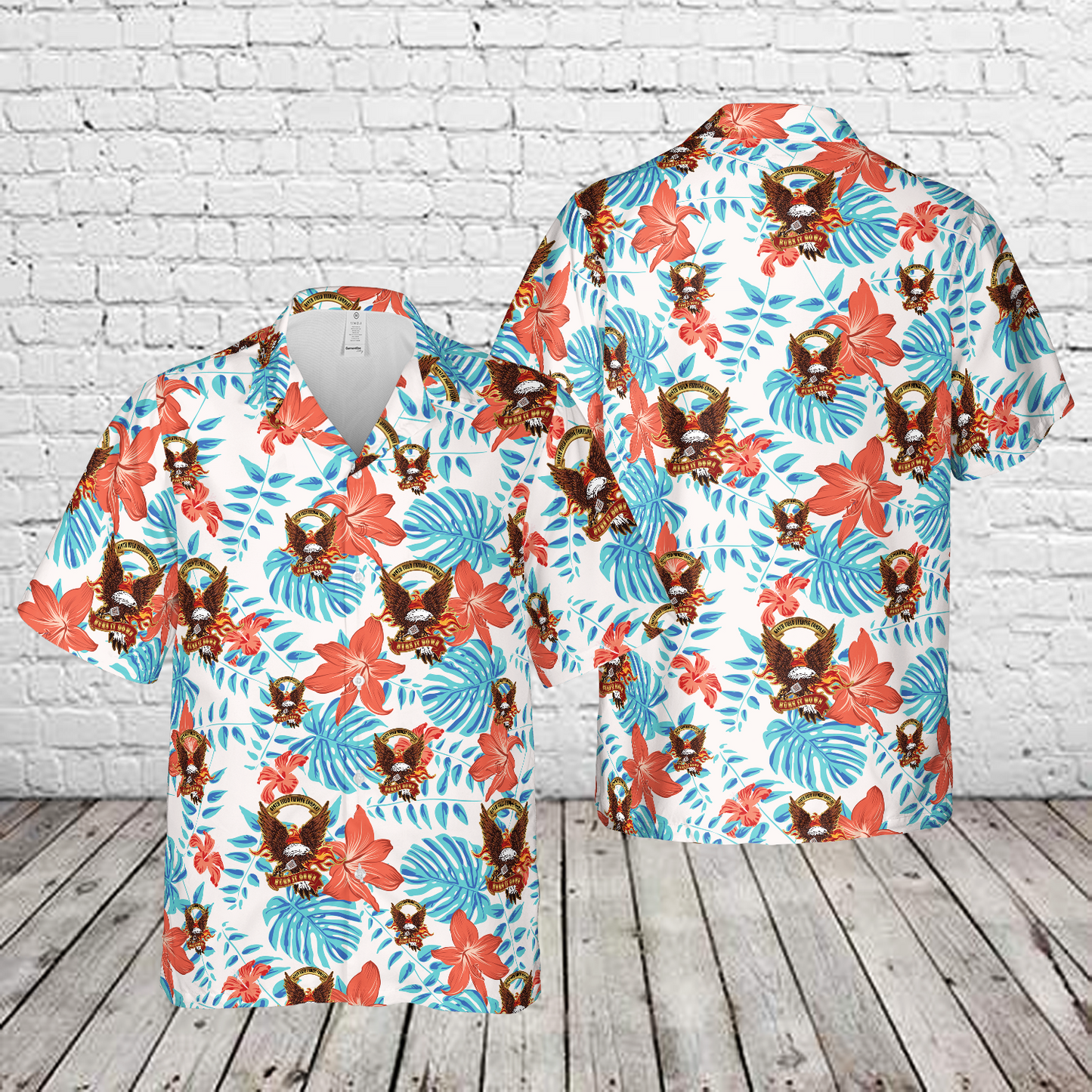 US Army 619th Quartermaster Company-FFC Hawaiian Shirt