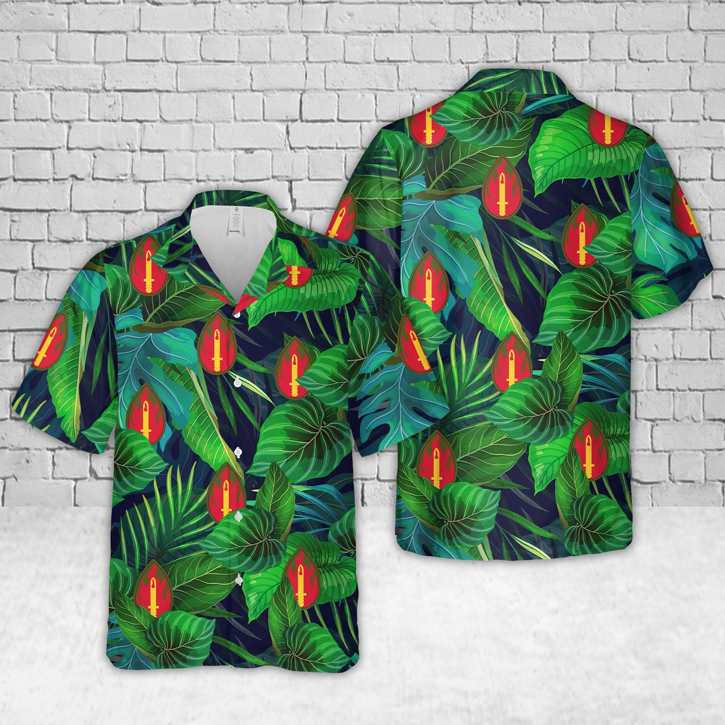 US Army 63rd Infantry Division Hawaiian Shirt