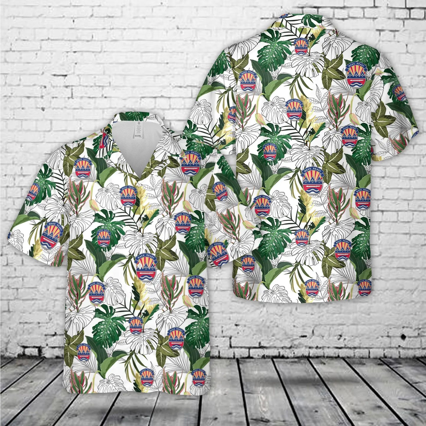 US Army 75th Division Unit Crest Hawaiian Shirt