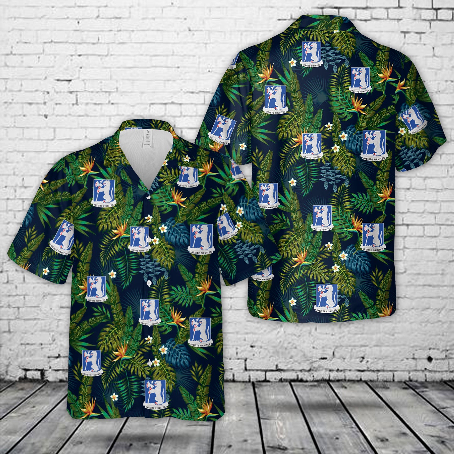 US Army 77th Armor Regiment Hawaiian Shirt