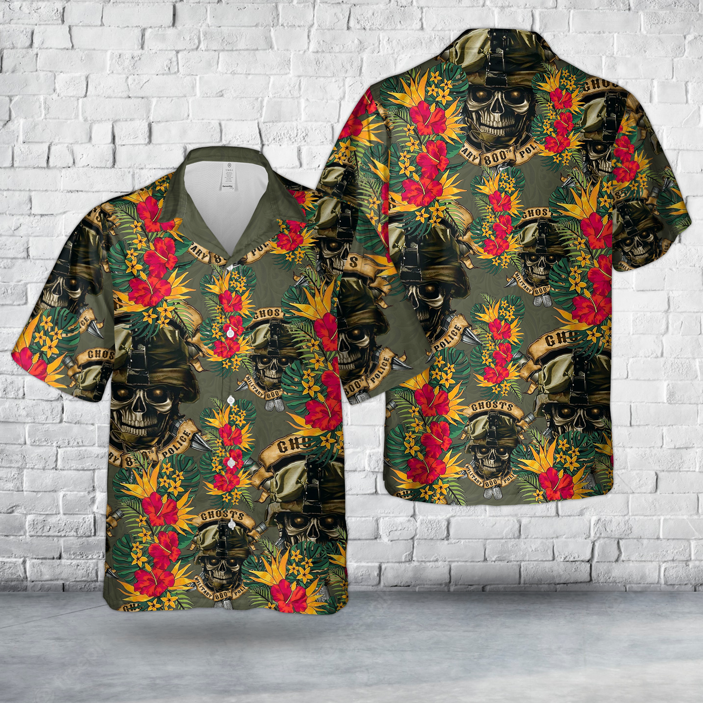 US Army 800th Military Police Company Hawaiian Shirt