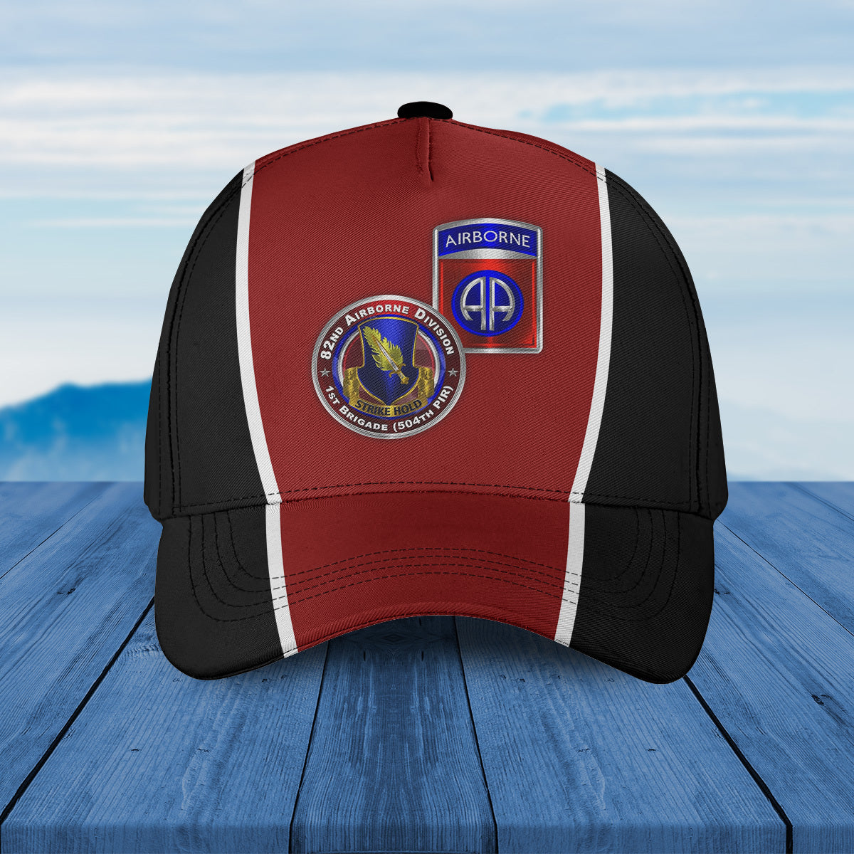 US Army 82nd Airborne Division 1st Brigade 504th PIR Baseball Cap