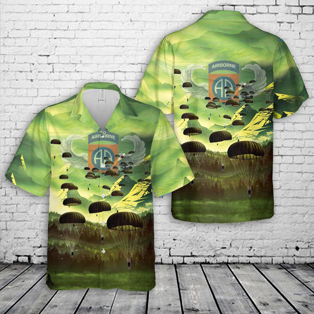 US Army 82nd Airborne Division, National Airborne Day Hawaiian Shirt