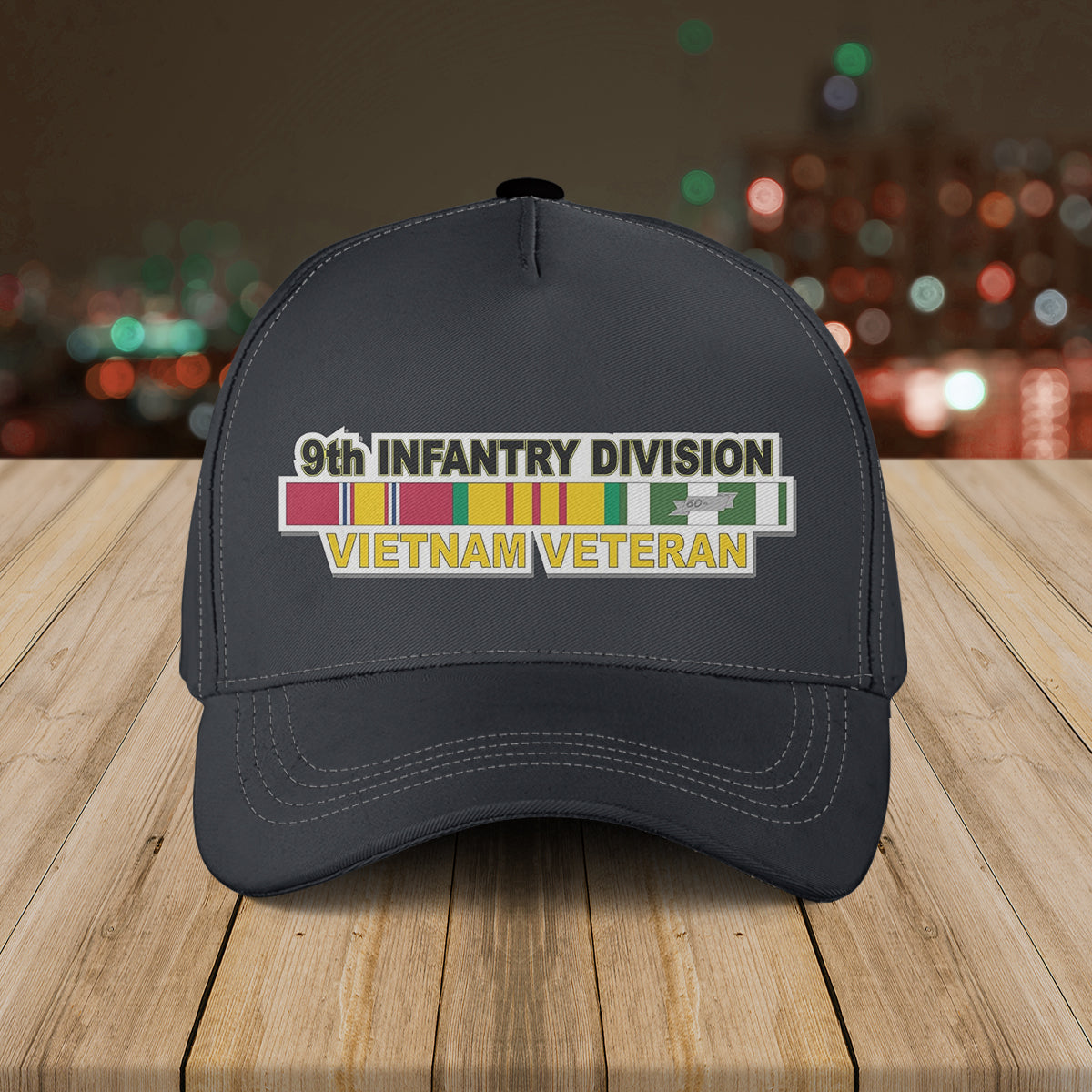 US Army 9th Infantry Division Vietnam Veteran Baseball Cap
