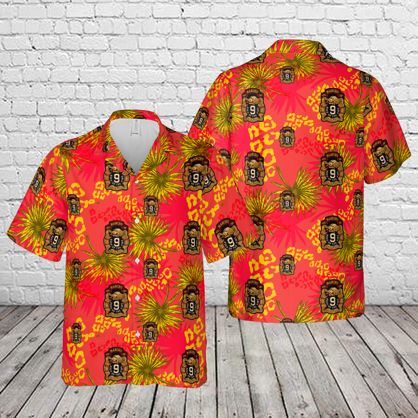 US Army 9th Infantry Regiment Manchu Hawaiian Shirt