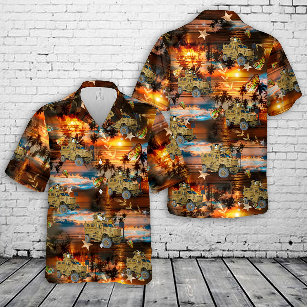 US Army Armored vehicle M1224 MaxxPro Hawaiian Shirt