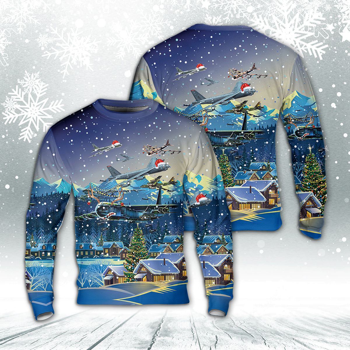 US Army Boeing B-52 Stratofortress Christmas Sweater