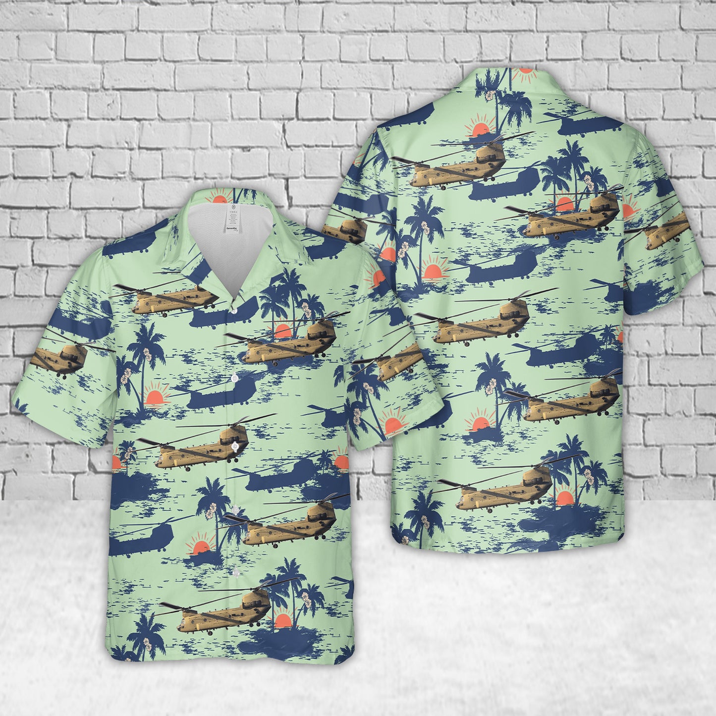US Army CH-47 Chinook 13-08134 Hawaiian Shirt
