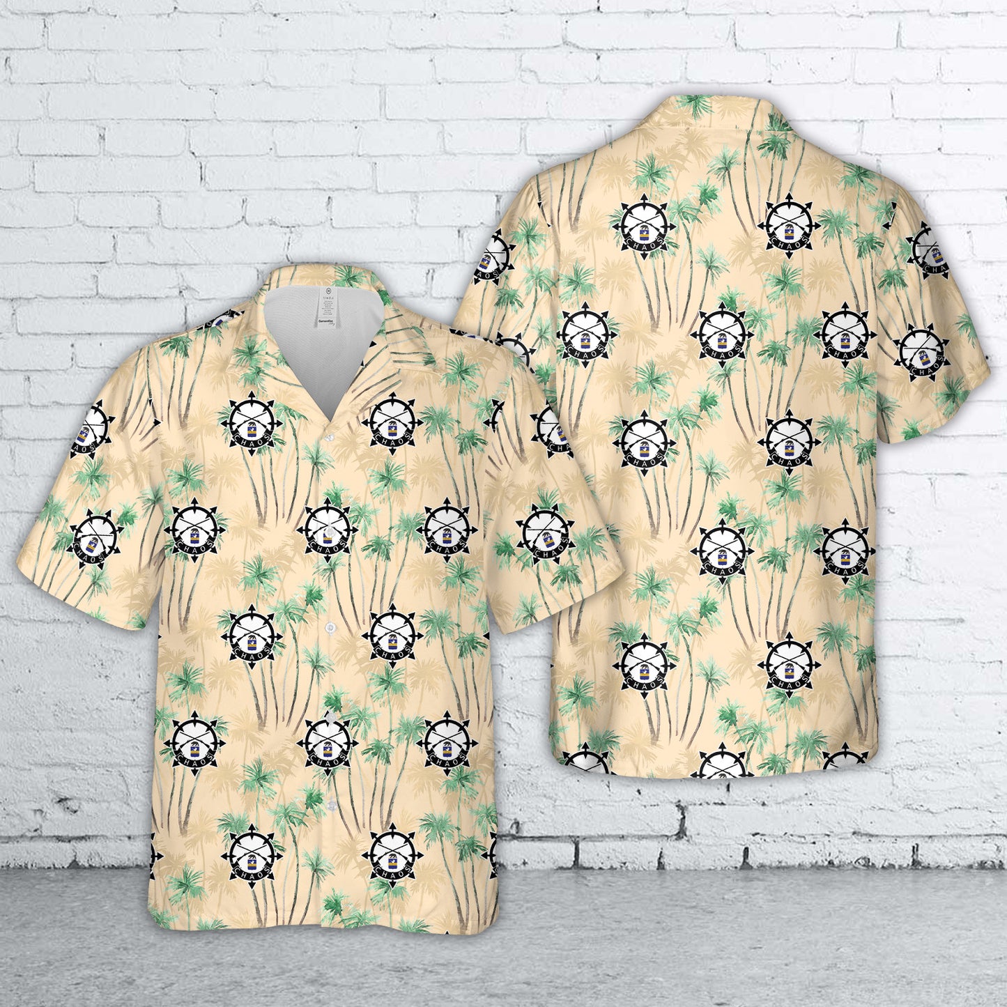 US Army Chaos Company 3-8 CAV Hawaiian Shirt