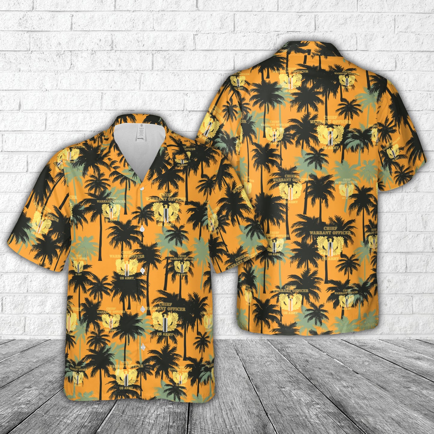 US Army Chief Warrant Officer CW5 Eagle Rising Badge Hawaiian Shirt