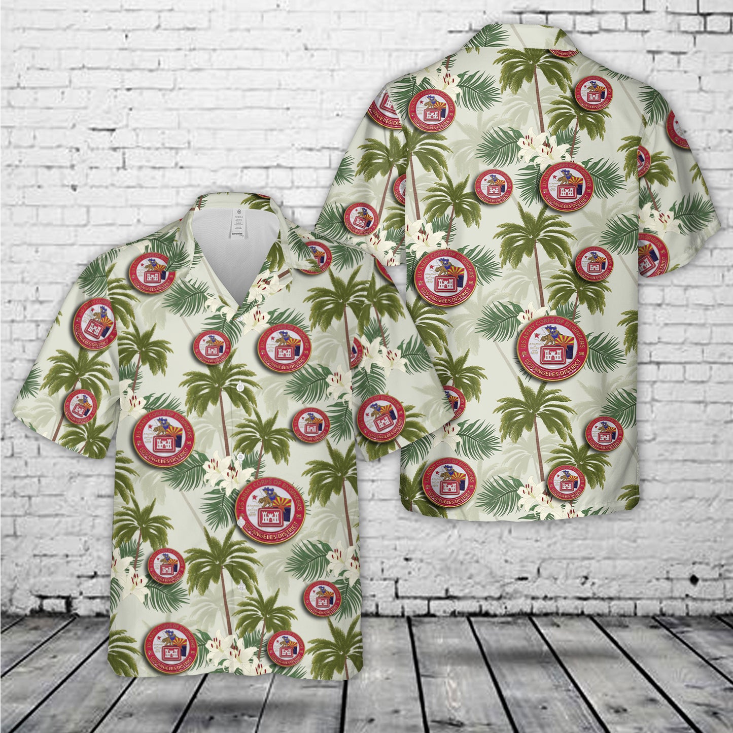 US Army Corps Of Engineers Los Angeles District Hawaiian Shirt