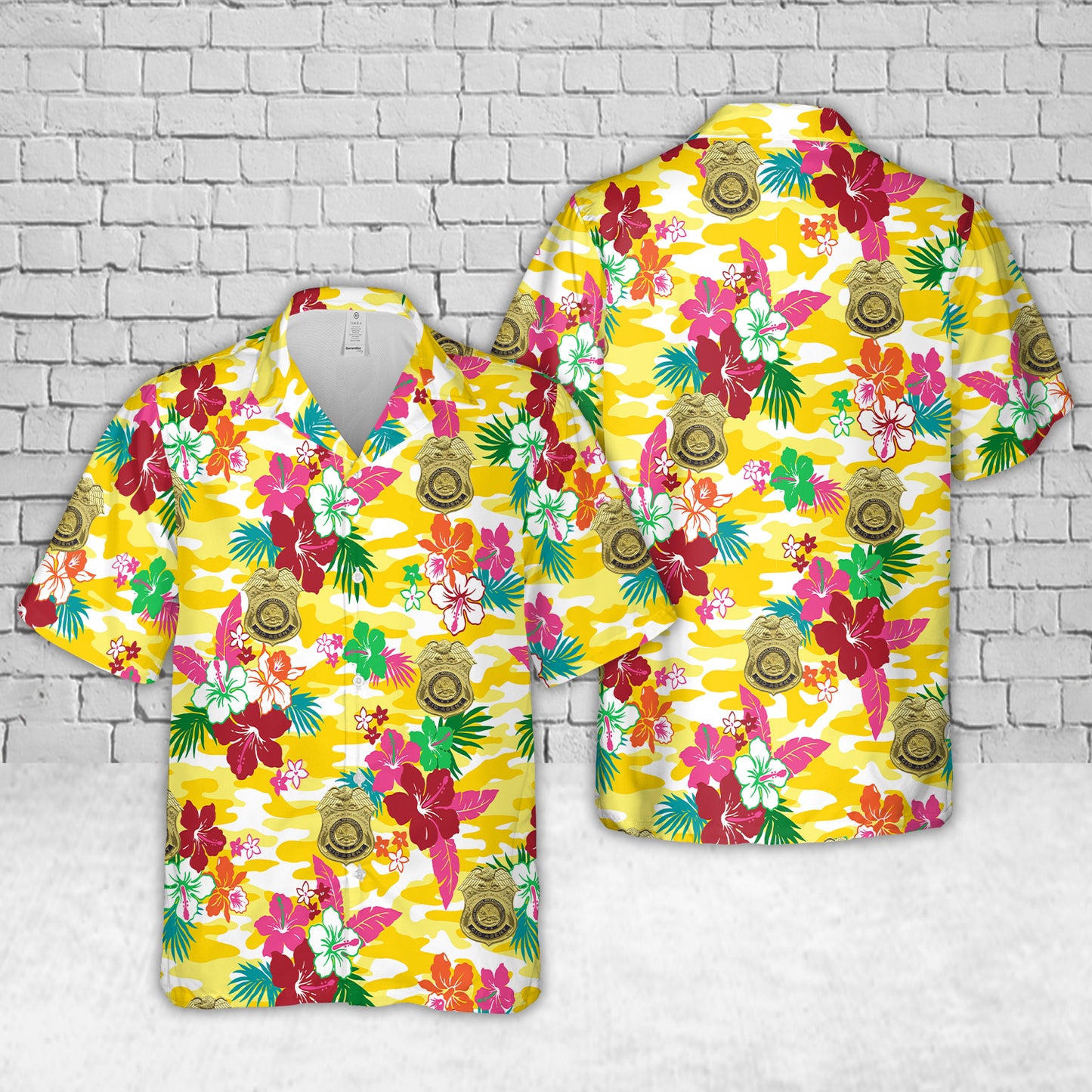 US Army Criminal Investigation Command (USACIDC) Emblem Hawaiian Shirt