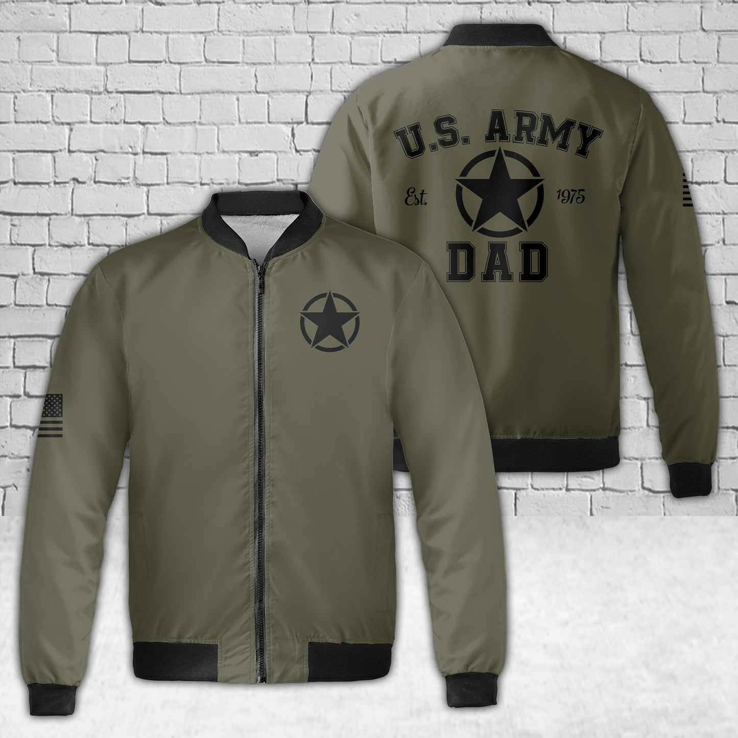 US Army Dad Bomber Jacket
