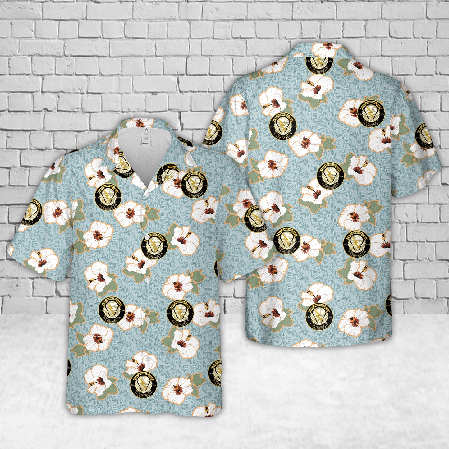 US Army Echo Company 51st Infantry Long Range Surveillance Hawaiian Shirt