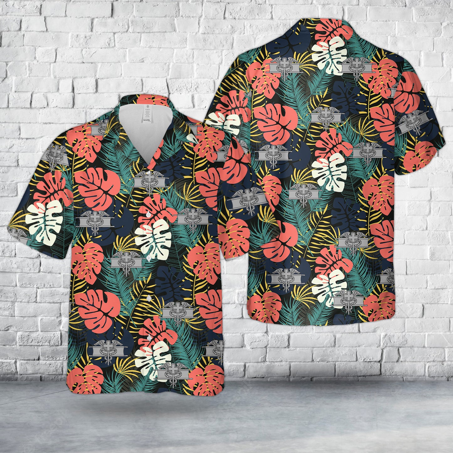 US Army Expert Field Medical Badge Hawaiian Shirt