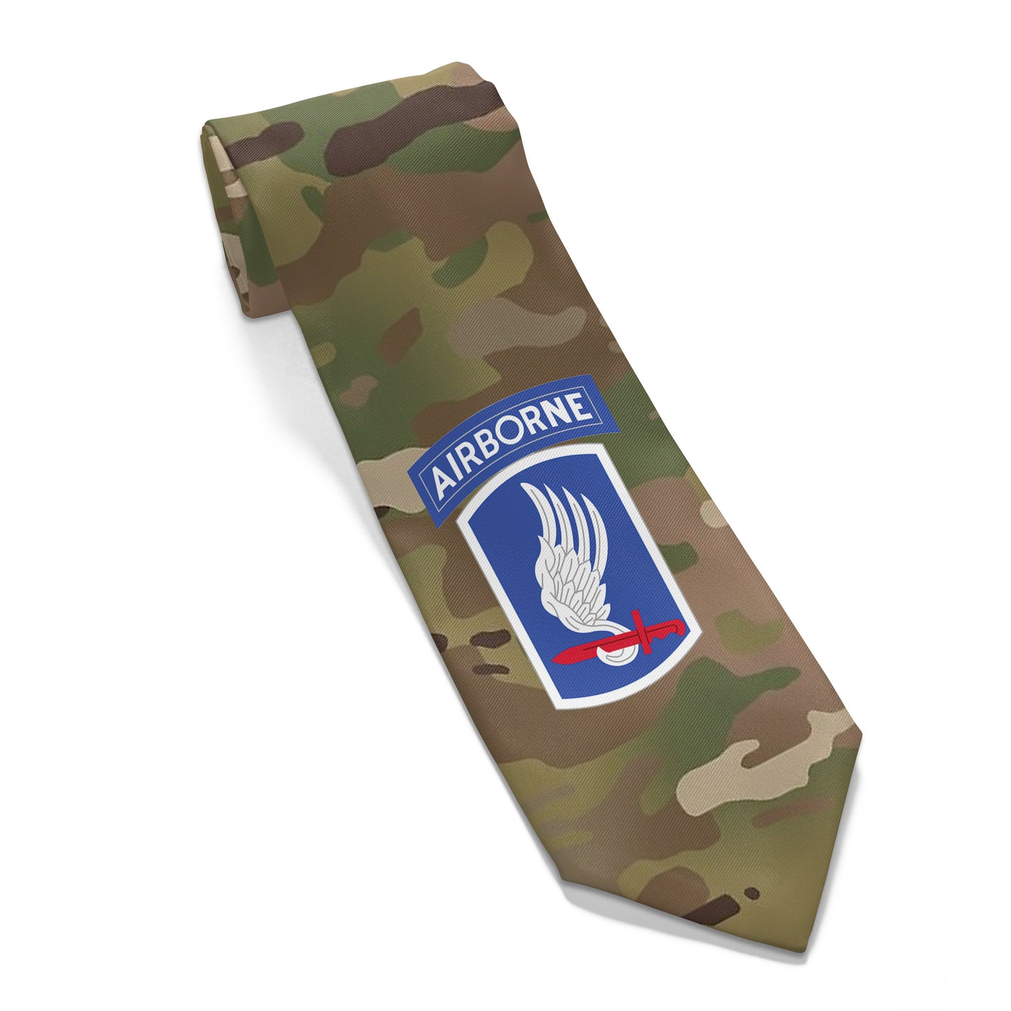 US Army 173rd Airborne Brigade AOP Necktie