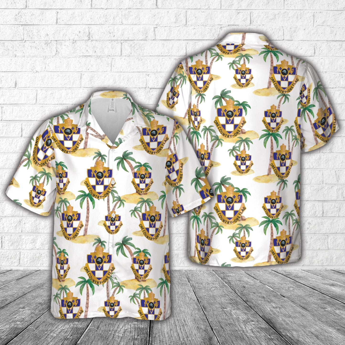 US Army Illinois Army National Guard, 178th Infantry Regiment (178rd IR) Hawaiian Shirt