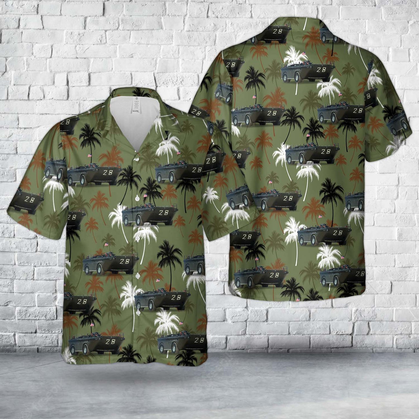 US Army LARC-LX (Lighter, Amphibious Resupply, Cargo, 60 ton) Hawaiian Shirt